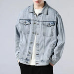 Men’s Button Front Chest Pocket Denim Jacket