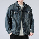 Men’s Button Front Chest Pocket Denim Jacket