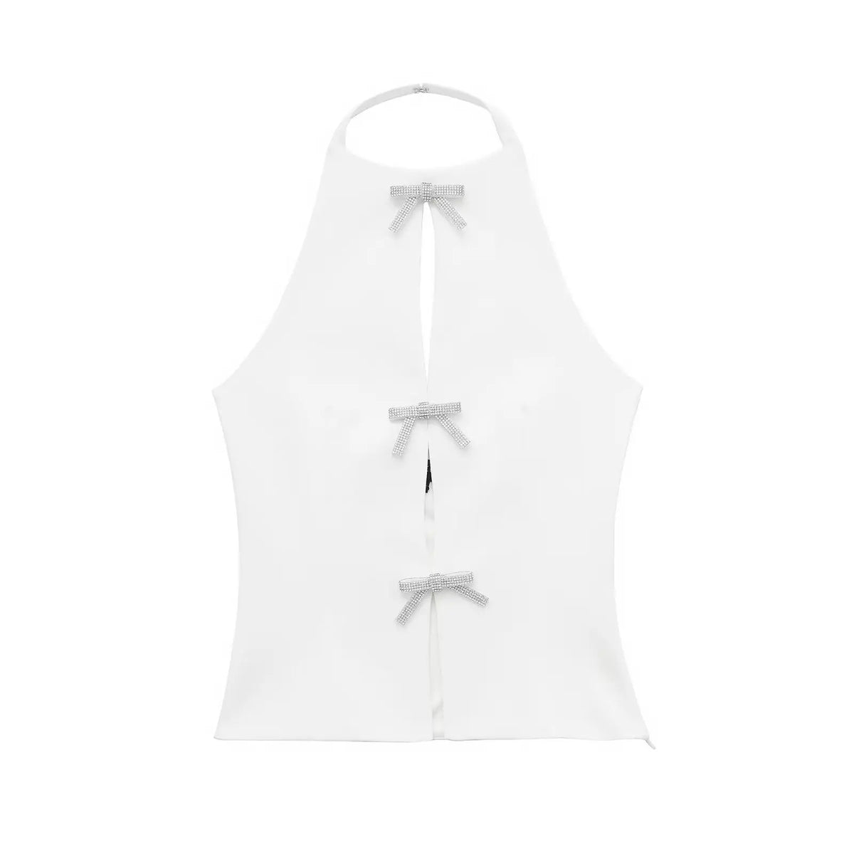 Women’s Halter Neck Cut-Out Sleeveless Top