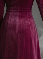 Women’s Lapel Collar Maxi Wedding Guest Dress