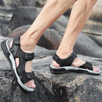 Men’s Adjustable Multi-Strap Flat Sandals