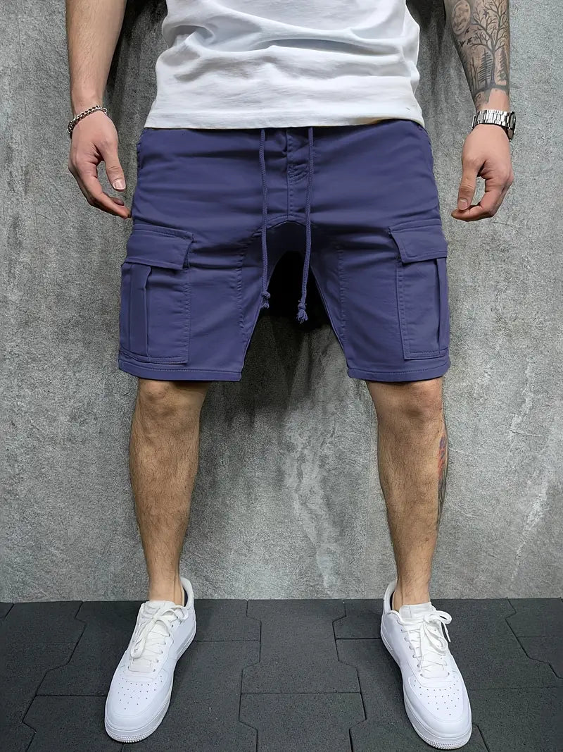 Men’s Cargo Drawstring Shorts