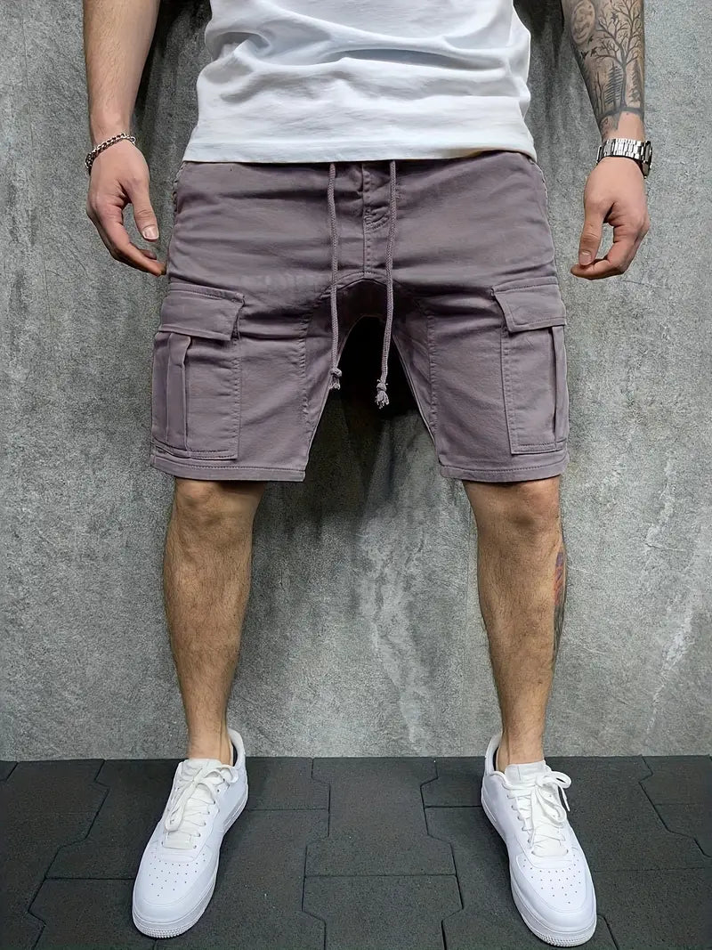 Men’s Cargo Drawstring Shorts