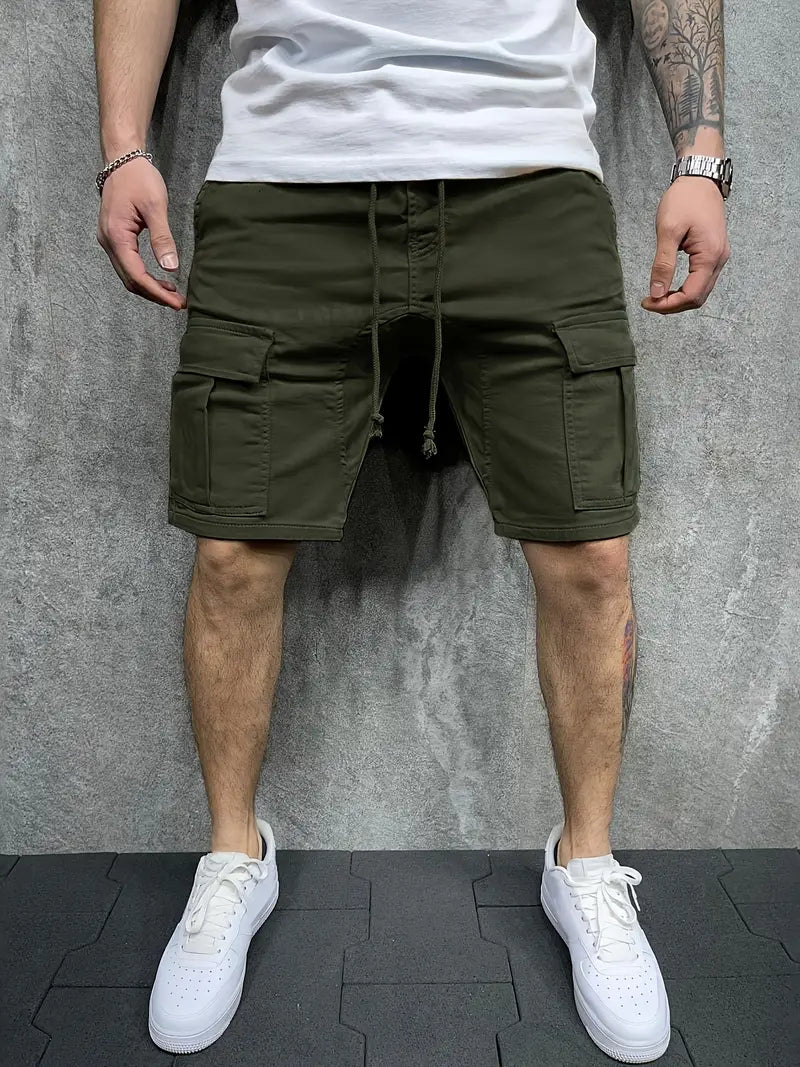Men’s Cargo Drawstring Shorts