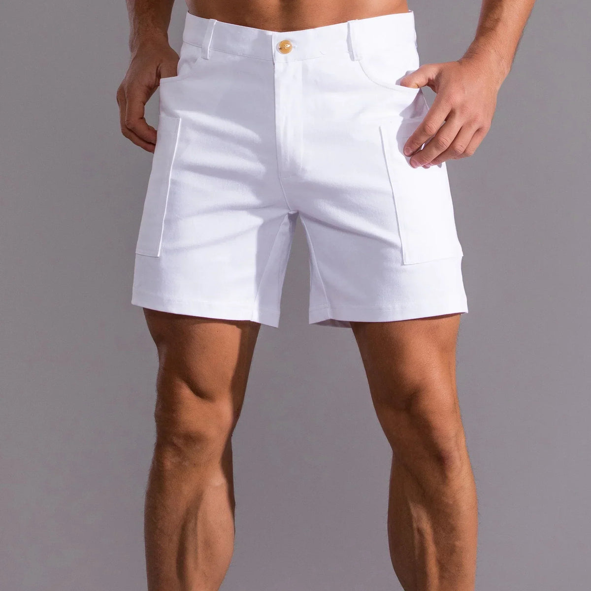 Men’s Chino Shorts with Patch Pockets