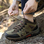 Men’s Closed-Toe Lace-Up Outdoor Hiking Shoes