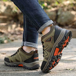 Men’s Closed-Toe Lace-Up Outdoor Hiking Shoes