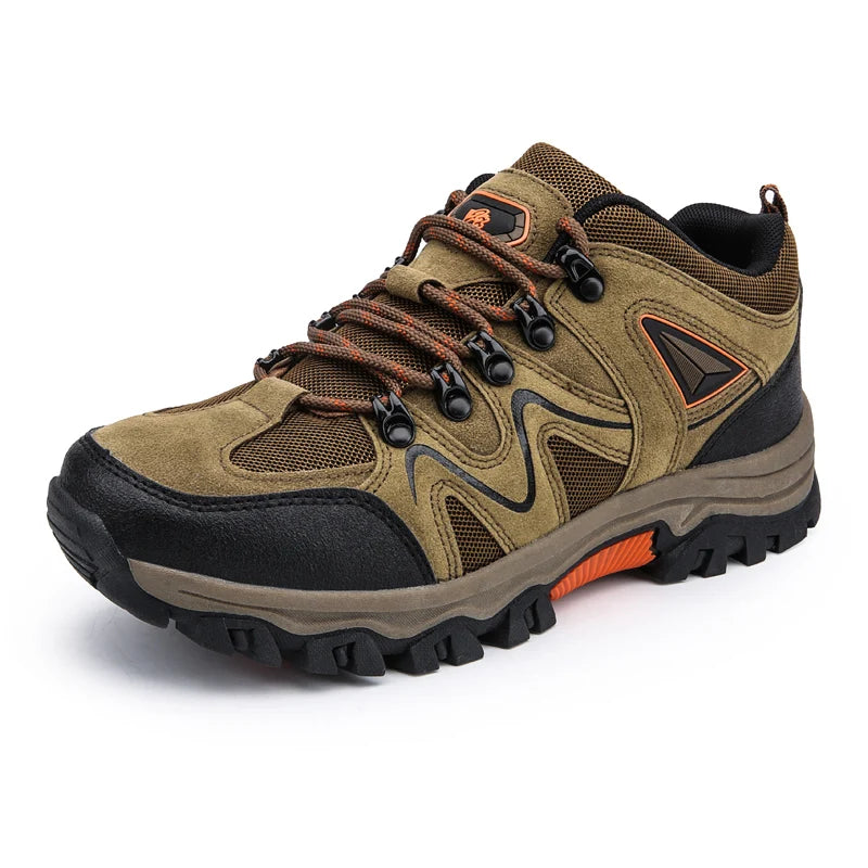Men’s Closed-Toe Lace-Up Outdoor Hiking Shoes