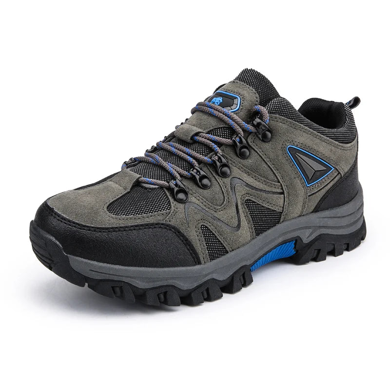 Men’s Closed-Toe Lace-Up Outdoor Hiking Shoes