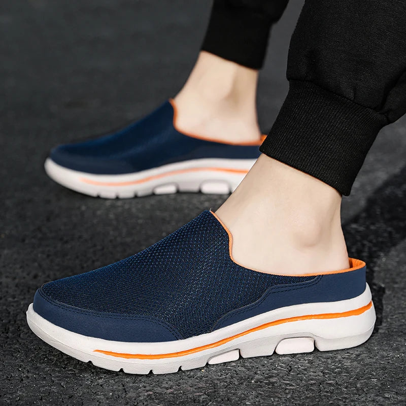 Men’s Closed-Toe Slip-On Mule Sandals