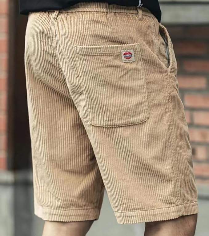 Men’s Corduroy Drawstring Shorts