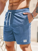 Men’s Drawstring Elastic Waist Shorts