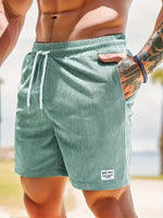 Men’s Drawstring Elastic Waist Shorts