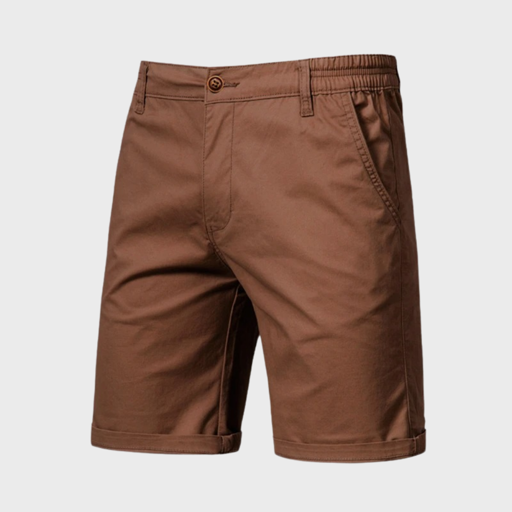 Men’s Elastic Waist Chino Shorts