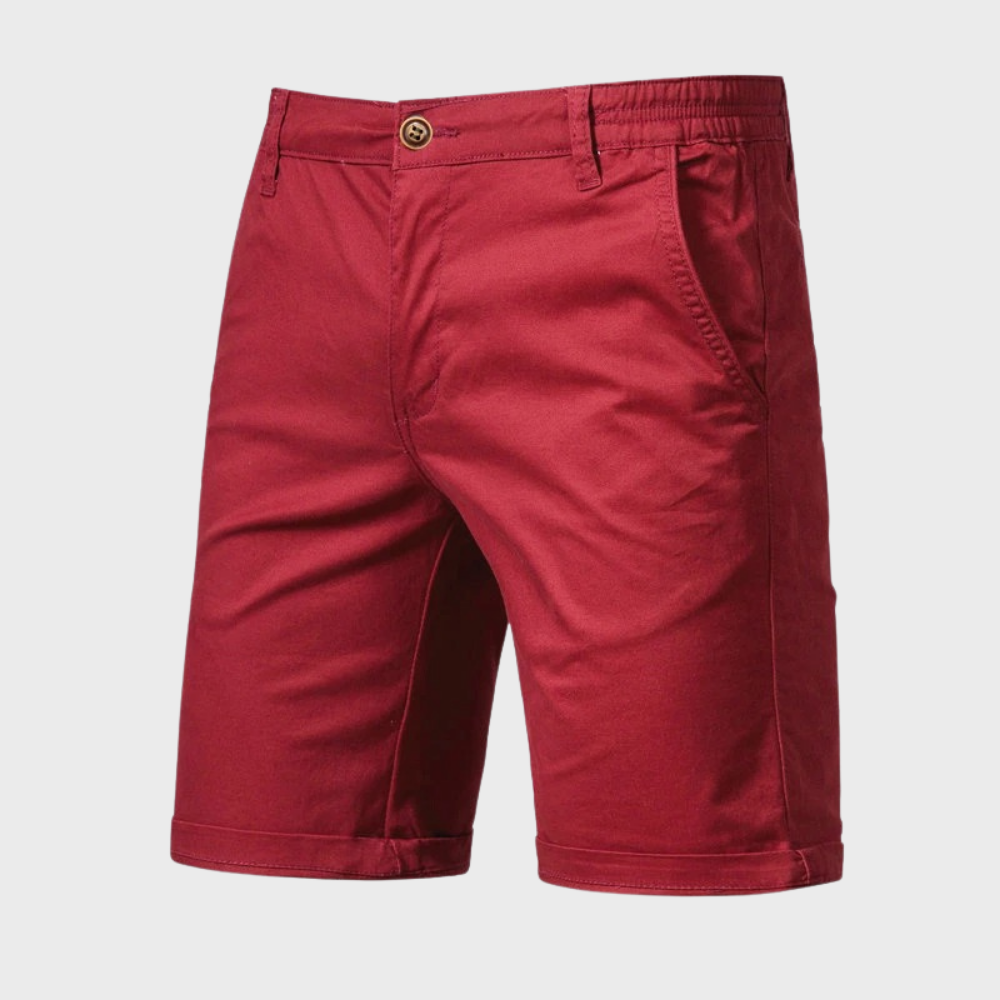 Men’s Elastic Waist Chino Shorts