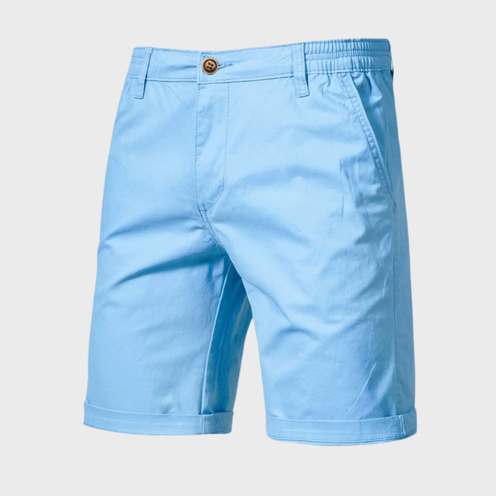Men’s Elastic Waist Chino Shorts