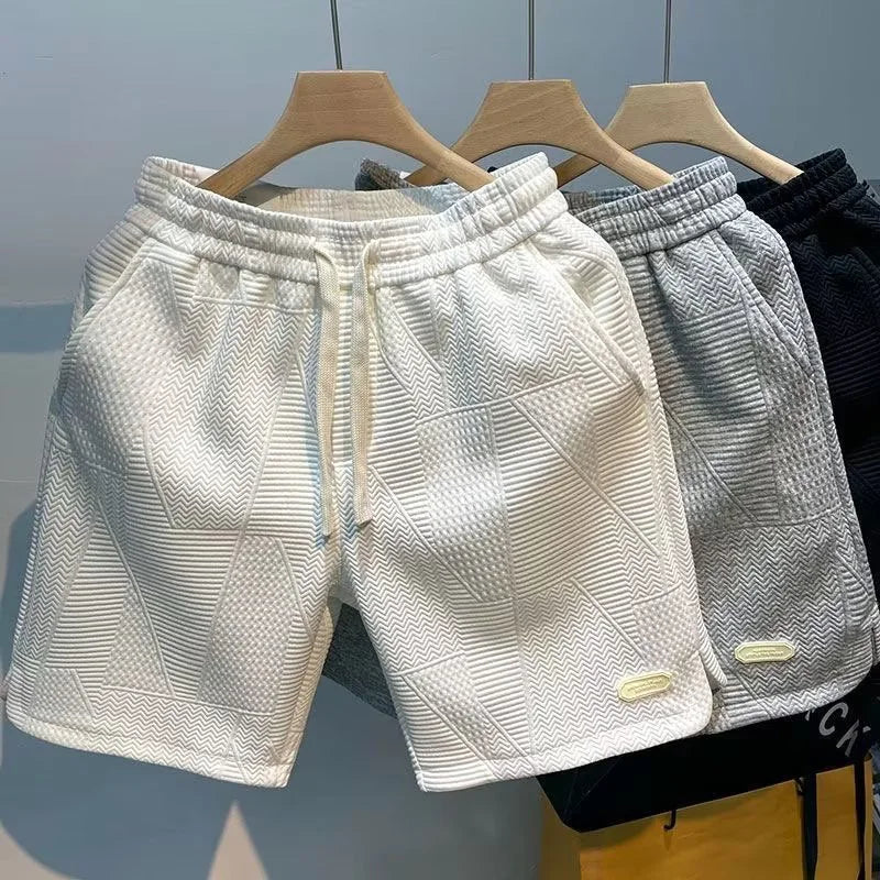 Men’s Elastic Waist Drawstring Shorts