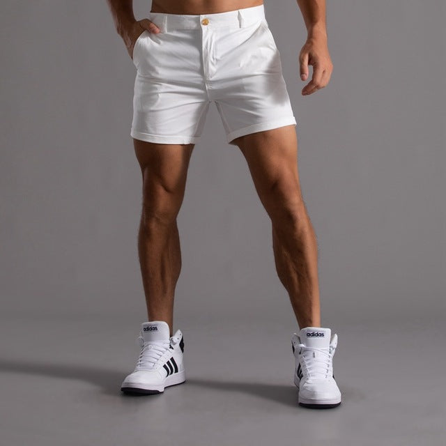 Men’s Flat Front Chino Shorts