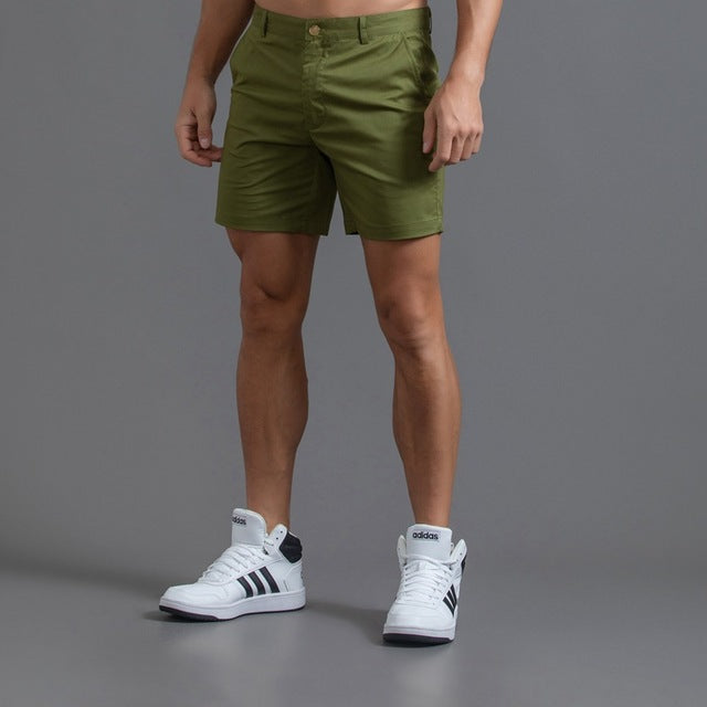 Men’s Flat Front Chino Shorts