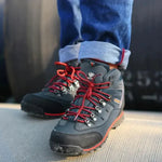 Men’s Lace-Up Closed-Toe Hiking Shoes