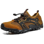 Men’s Lace-Up Closed-Toe Low-Top Hiking Shoes