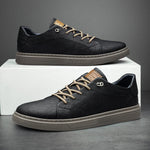 Men’s Low-Top Sneakers with Lace-Up Closure