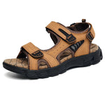 Men’s Open-Toe Multi-Strap Flat Sandals