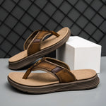 Men’s Open-Toe Wide Strap Flip Flops