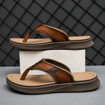Men’s Open-Toe Wide Strap Flip Flops