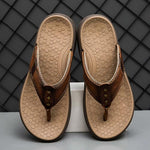 Men’s Open-Toe Wide Strap Flip Flops
