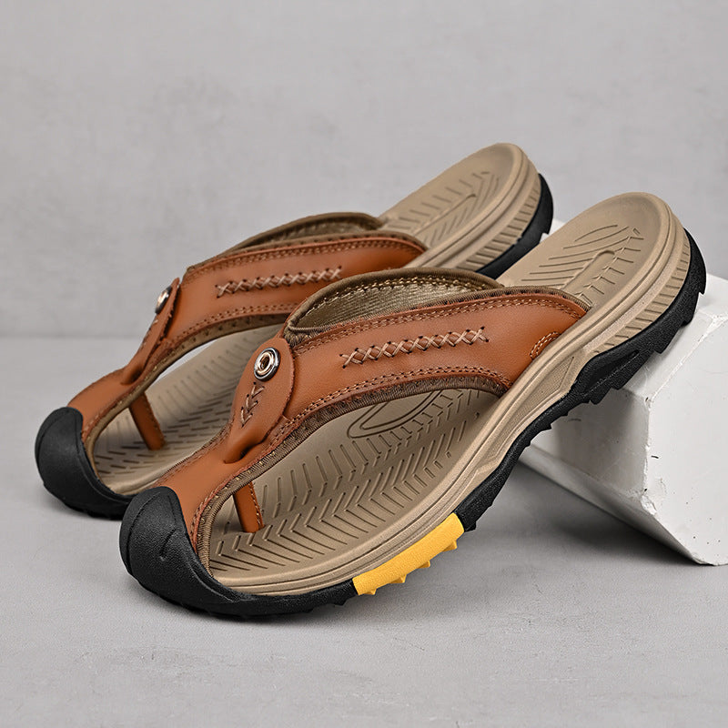 Men’s Open-Toe Y-Strap Flip Flops
