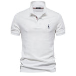 Men’s Short Sleeve Button Placket Polo Shirt
