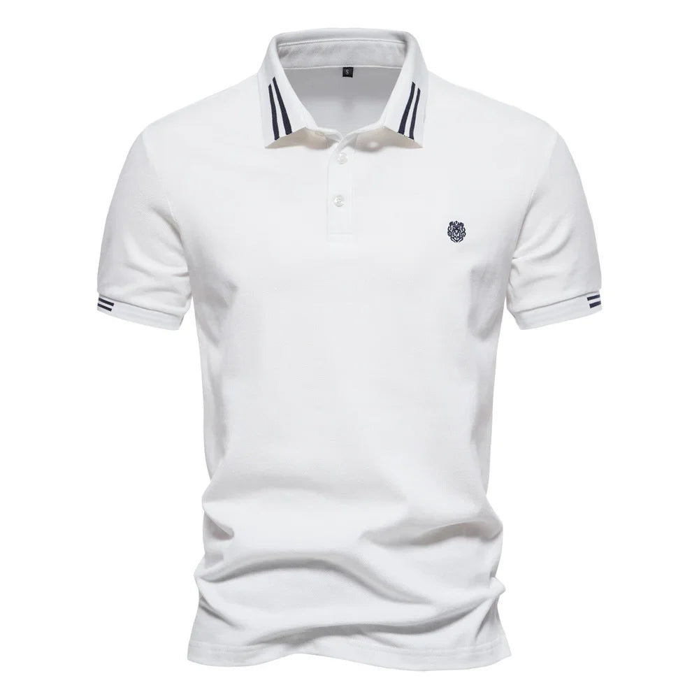 Men’s Short Sleeve Button Polo Shirt