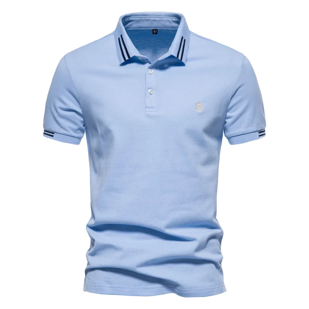 Men’s Short Sleeve Button Polo Shirt