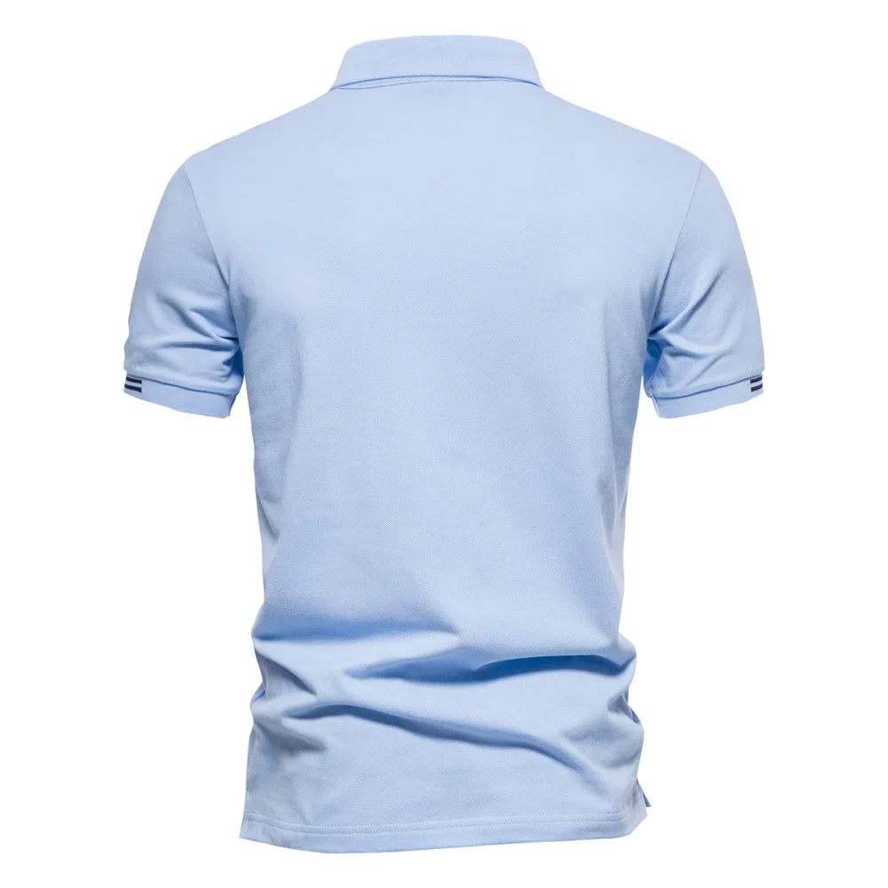 Men’s Short Sleeve Button Polo Shirt