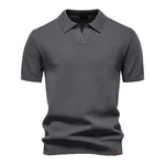 Men’s Short Sleeve Buttonless Polo Shirt
