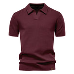 Men’s Short Sleeve Buttonless Polo Shirt