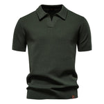 Men’s Short Sleeve Buttonless Polo Shirt