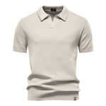 Men’s Short Sleeve Buttonless Polo Shirt