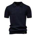 Men’s Short Sleeve Buttonless Polo Shirt