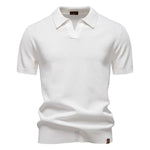 Men’s Short Sleeve Buttonless Polo Shirt