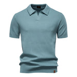 Men’s Short Sleeve Buttonless Polo Shirt