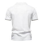 Men’s Short Sleeve Color-Block Polo Shirt