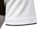 Men’s Short Sleeve Color-Block Polo Shirt