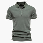 Men’s Short Sleeve Polo Shirt with Buttons