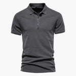 Men’s Short Sleeve Polo Shirt with Buttons