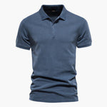 Men’s Short Sleeve Polo Shirt with Buttons