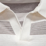 Men’s Short Sleeve Striped Polo Shirt