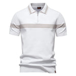 Men’s Short Sleeve Zip Polo Shirt