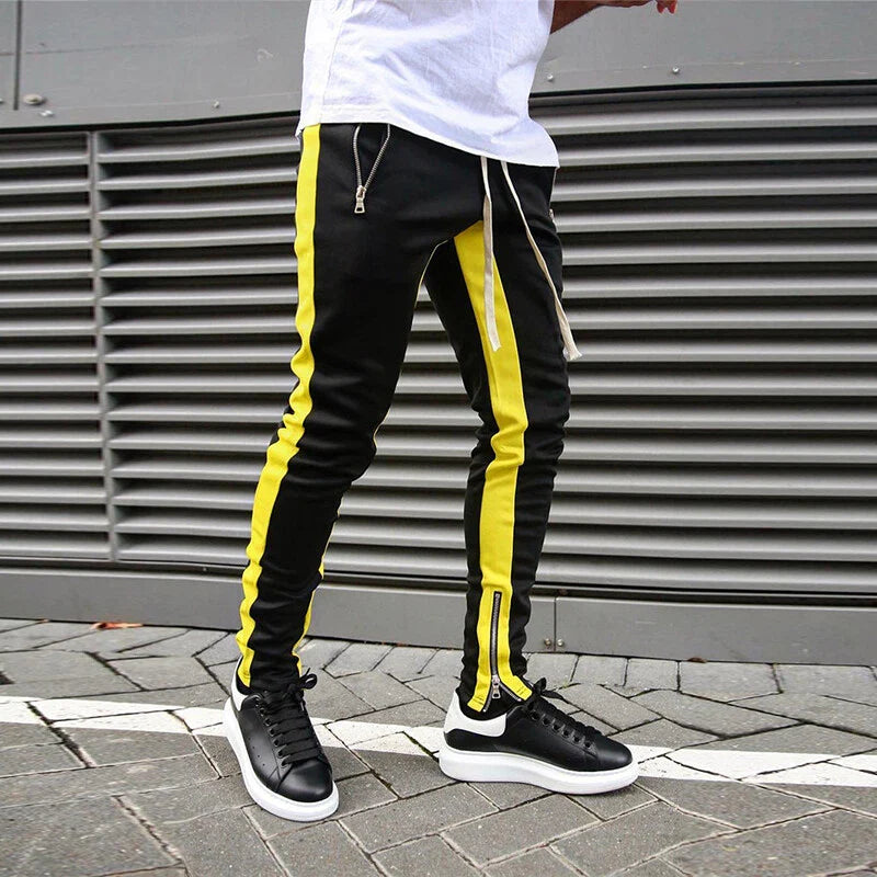 Men’s Slim Fit Zip Hem Track Sweatpants